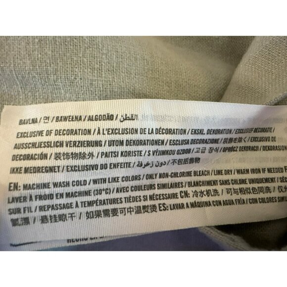 NWT Abercrombie & Fitch Wide-Leg Linen Blend Cotton Lined Pants Size L - Picture 5 of 10